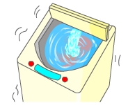 洗濯機でつける