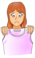 お洗濯での色移り