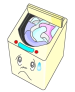 洗濯機の入れすぎはダメ